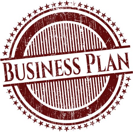 Business Plan grunge seal