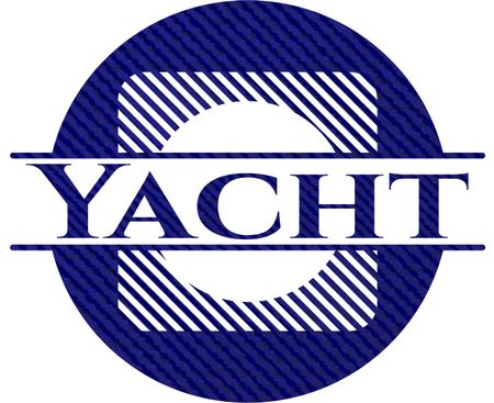 Yacht with jean texture