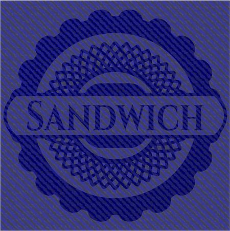 Sandwich denim background