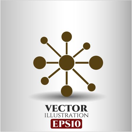 Business Network vector icon