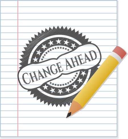 Change Ahead pencil emblem