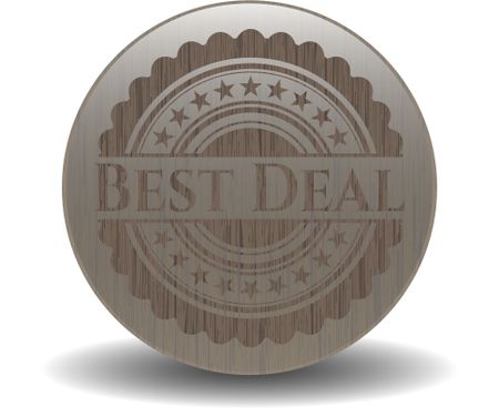 Best Deal wood emblem. Retro
