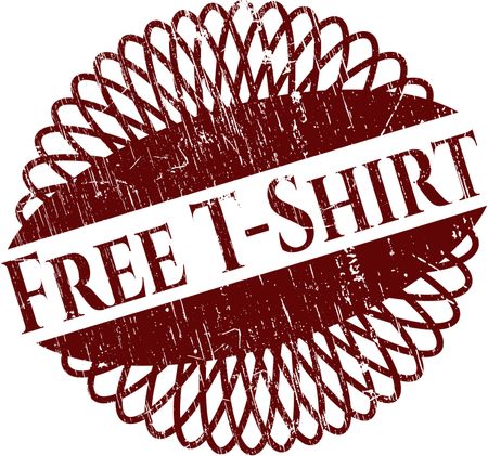 Free T-Shirt grunge style stamp