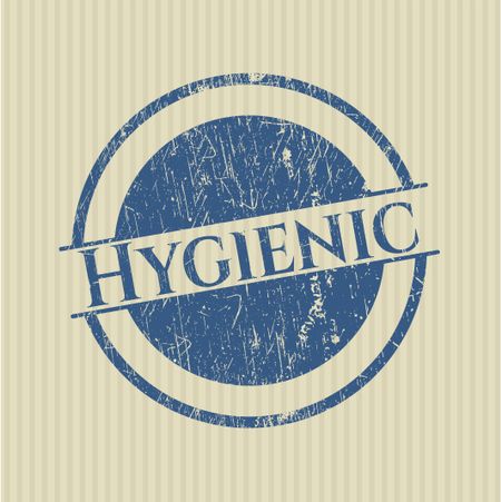 Hygienic rubber grunge texture stamp