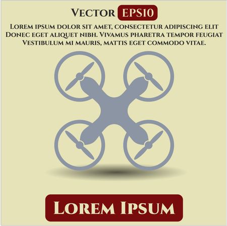 air drone icon vector symbol flat eps jpg app web concept