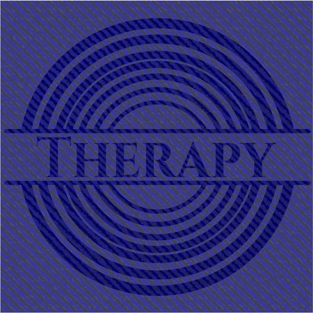 Therapy denim background
