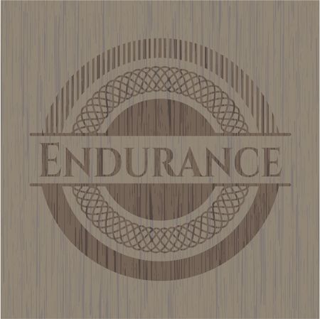 Endurance retro wood emblem