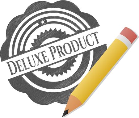 Deluxe Product drawn with pencil strokes