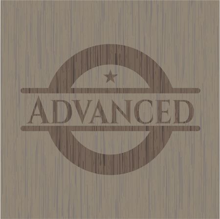 Advanced vintage wood emblem
