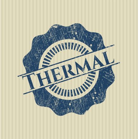 Thermal grunge stamp