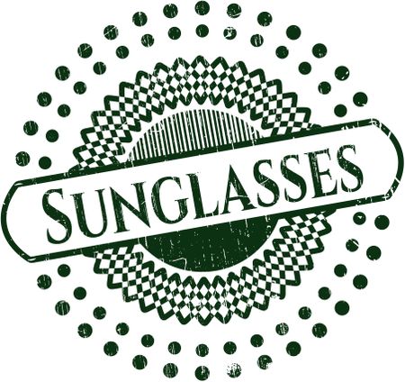 Sunglasses rubber grunge texture seal