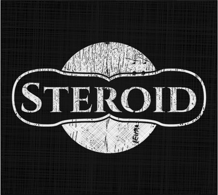 Steroid chalk emblem