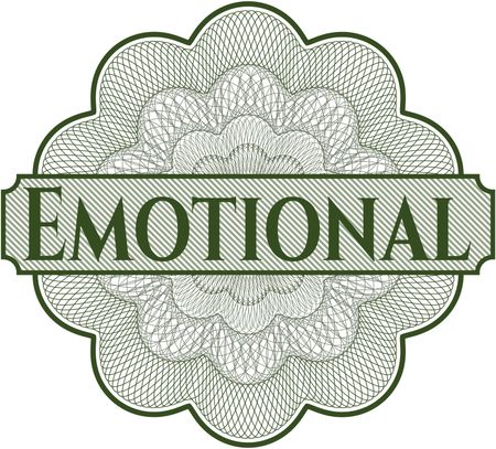 Emotional money style rosette