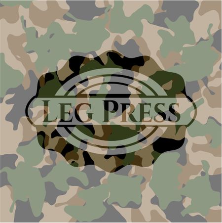 Leg Press on camo texture
