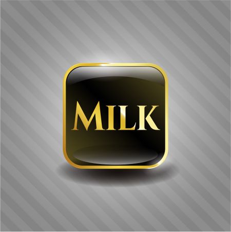 Milk gold shiny badge