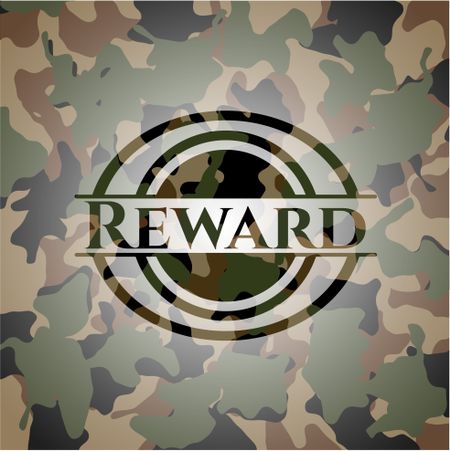 Reward on camouflaged texture