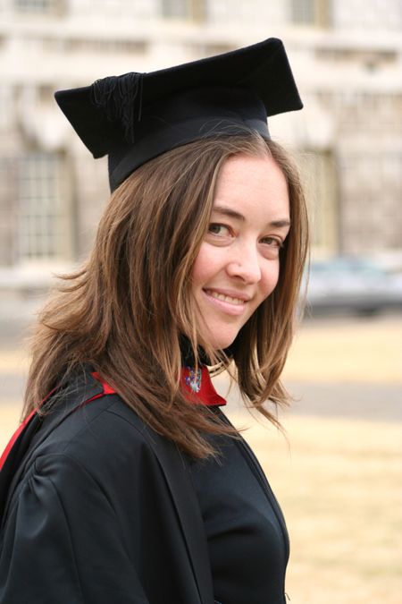 portrait of a female graduate student