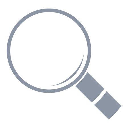 Vector Illustration of Grey Search Icon
