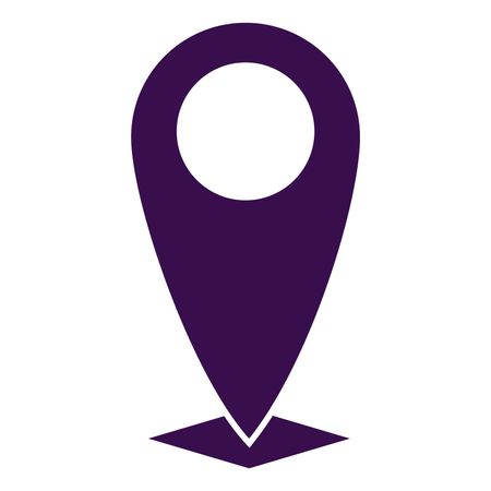Vector Illustration of Purple Marker Icon
