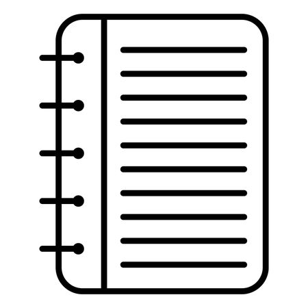 Vector Illustration of Note Book Icon
