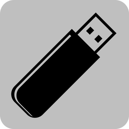 USB Flash Drive vector icon
