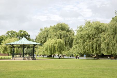 Willow Trees on River Bank, Stratford Upon Avon, England
