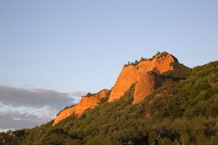 View of Peak, Medulas, Leon, Spain