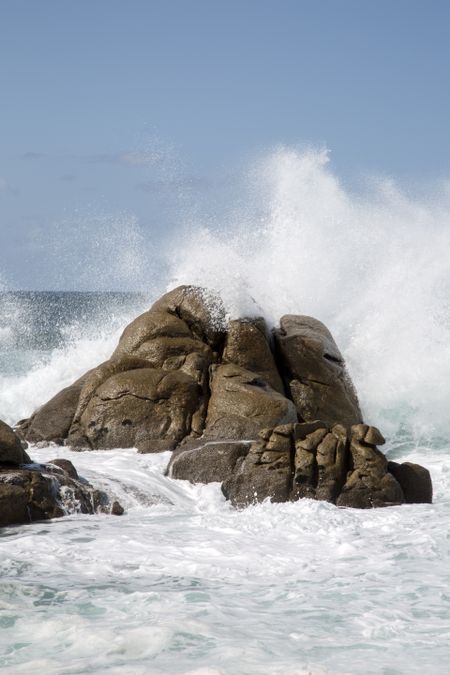 Waves and Rocks, Barca Point, Muxia; Galicia; Spain