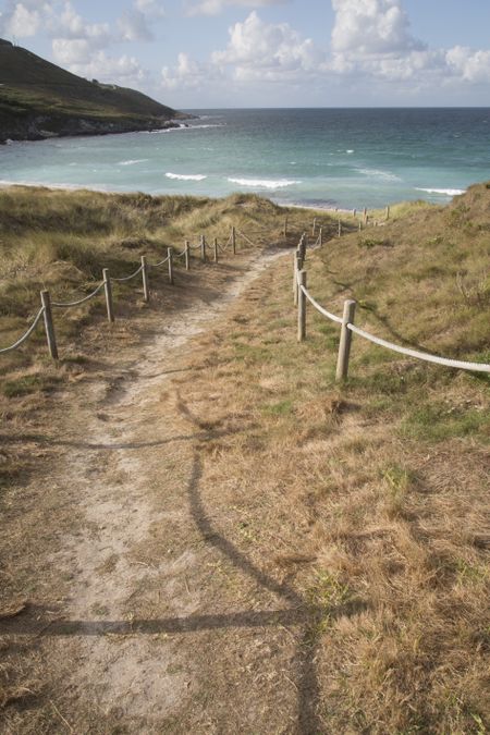 Footpath to Beach, Galicia; Spain