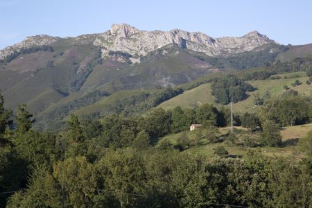 Picos de Europa Mountain Range outside Labra;Spain