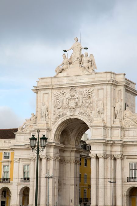 Rua Augusta Arch (1875); Lisbon, Portugal