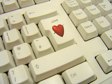 Enter Key replaced by Heart and the word "Love"